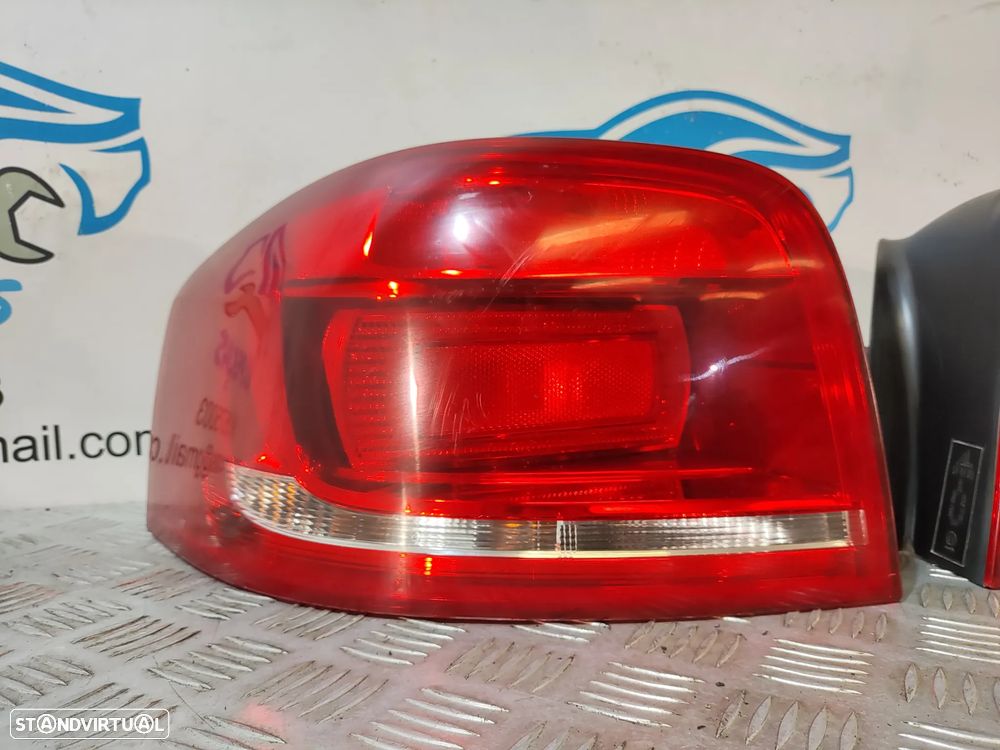 FAROLIM FAROLINS TRASEIRO TRÁS ESQUERDO DIREITO AUDI A3 8P 8P3 S-LINE RESTYLE FACELIFT 3 PORTAS 8P3945096A 8P3945095A - 4