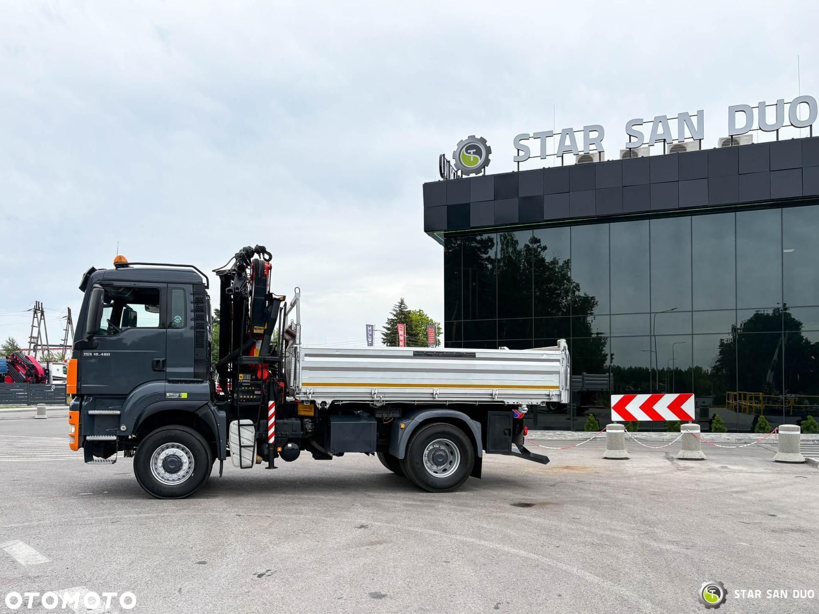 MAN TGS 18.480 4x4 PALFINGER PK 16502 HDS Żuraw Wywrotka Crane - 10
