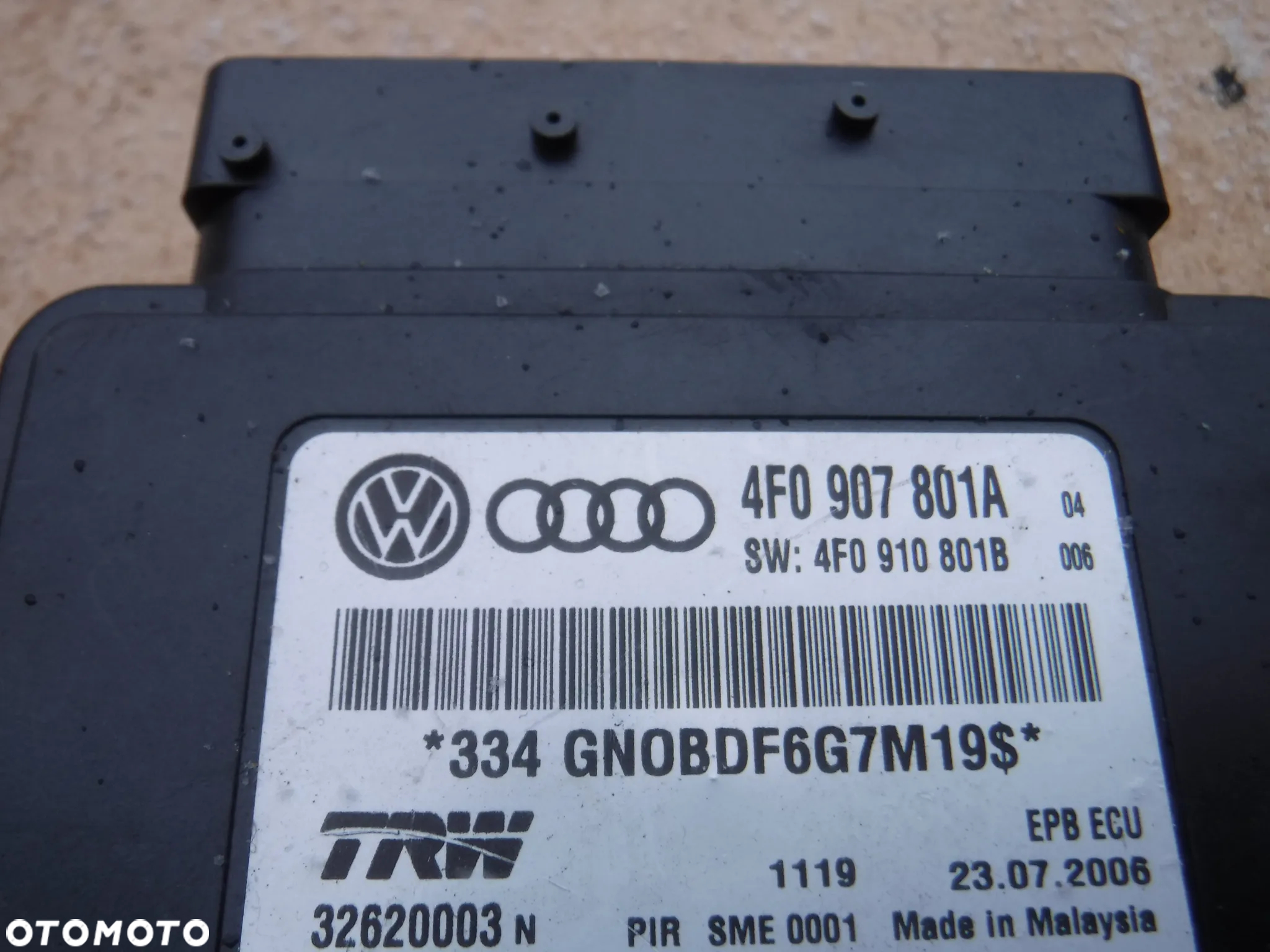 Audi A6 C6  modul hamulca 4F0907801A 4F0910801B 4F0907801B 4F0910801D - 3