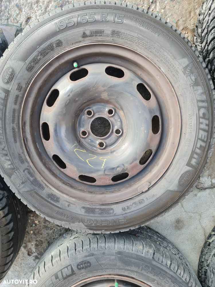 Jante tabla 15" + anvelope Michelin - 1