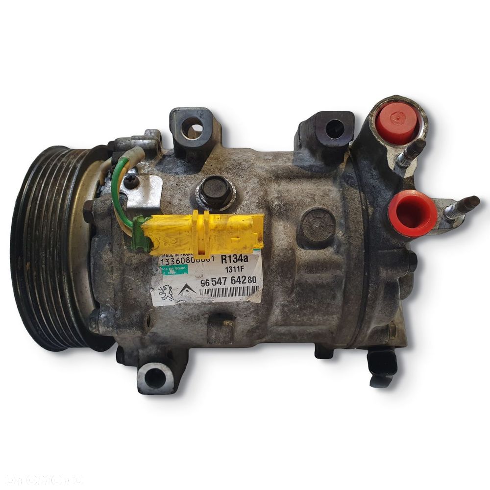 SPRĘŻARKA KLIMATYZACJI Citroen C5 III 2.0 HDI 9654764280 - 4