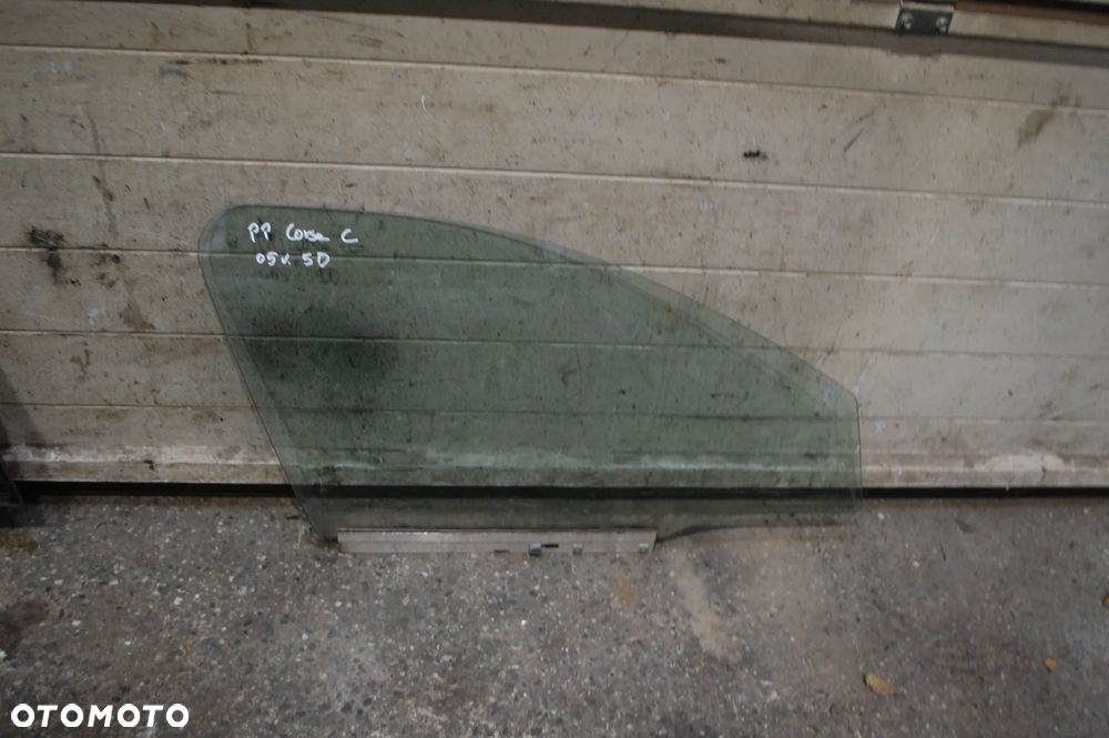SZYBA BOCZNA DRZWI LEWY PRAWY PRZÓD PRZEDNIA LEWA PRAWA OPEL CORSA C 5D 2002R. 2005R. - 1