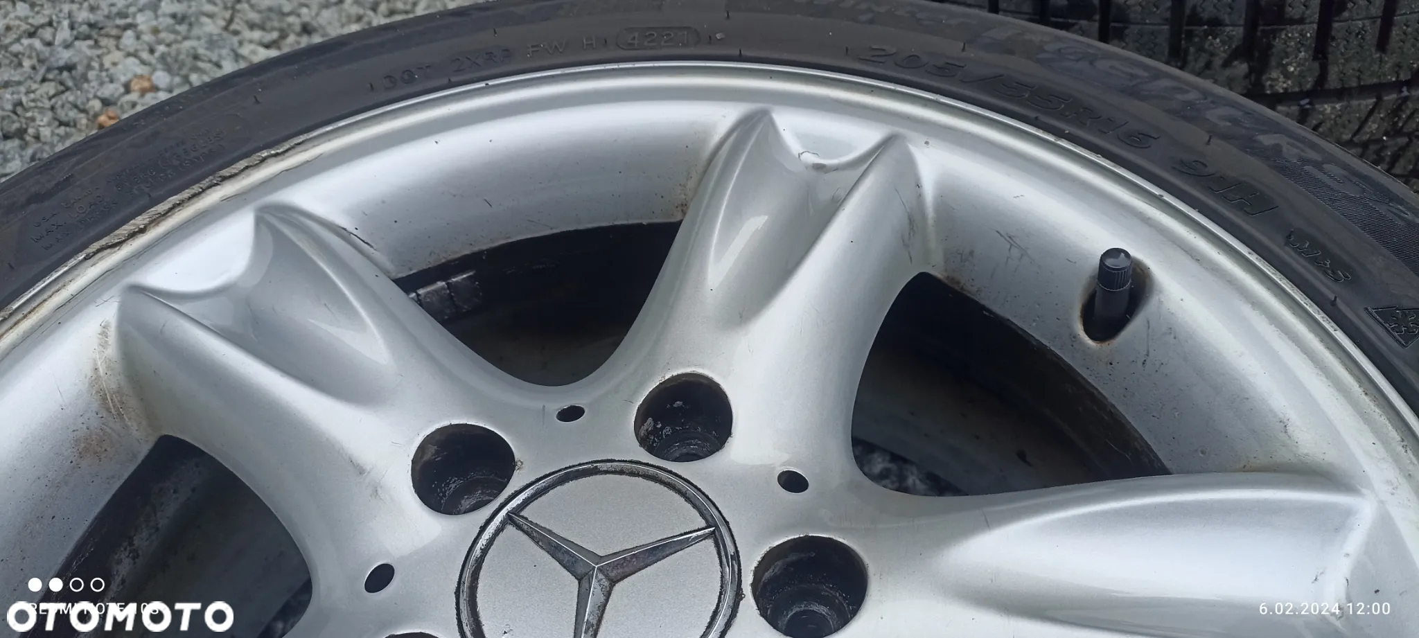 MERCEDES W209 W211 w203 FELGI ALUMINIOWE KOŁA OPONY ZIMOWE 5X112 16 2X7J 2X8.J - 13