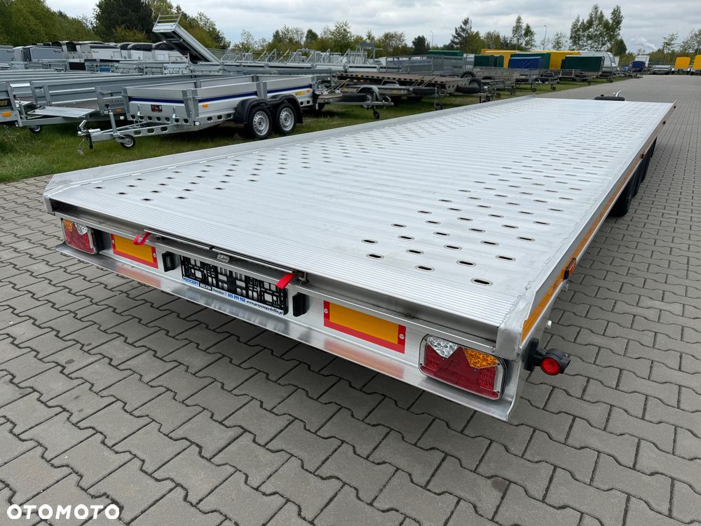Gromex laweta aluminiowa | 850x210cm | DMC 3500kg | platforma na 2 auta | 3 osie AL-KO | OŚWIETLENIE LED - 22