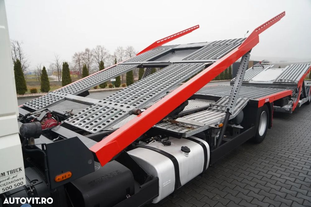 DAF XF 480 / LORA / LOHR / 16,5 M / 4 AUTOUTILE DE LIVRARE / 6 VEHICULE / AER CONDIȚIONAT PENTRU PARCARE / EURO 6 - 9