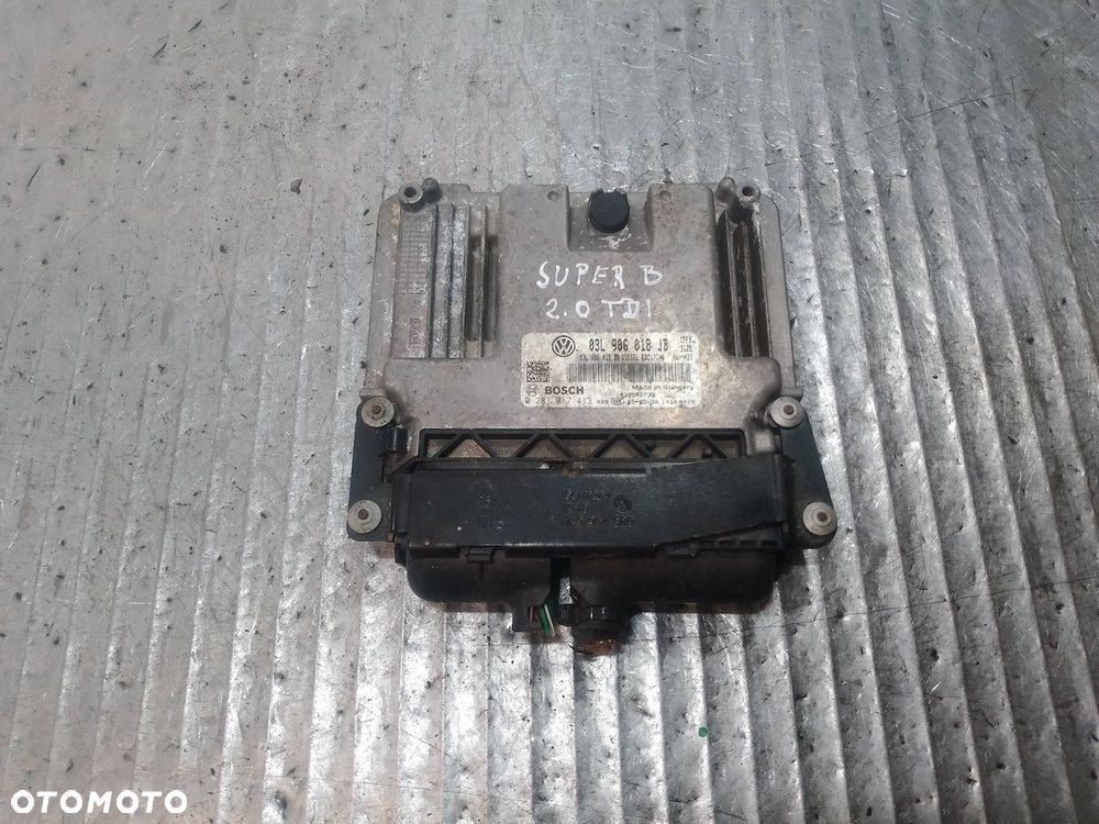 KOMPUTER, STEROWNIK SKODA SUPERB II 03L906018JB - 1