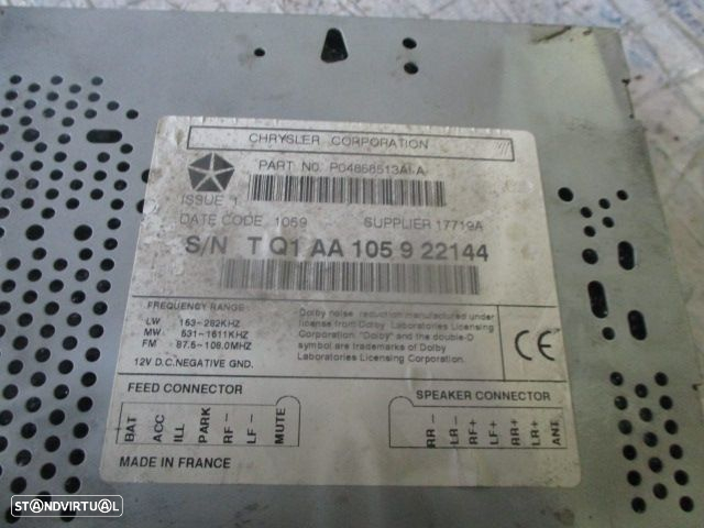 Radios P04858513AIA JEEP CHEROKEE 1999 - 5
