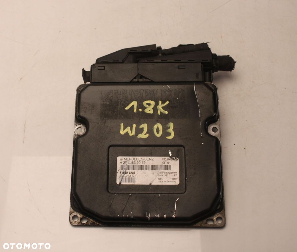 mercedes w203 1.8 k komputer sterownik moduł silnika ecu a2711539079 - 1