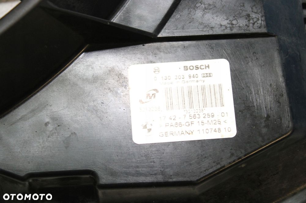 WENTYLATOR CHŁODNICY WODY 7563259 BMW E90 E91 2.0i 150 KM 320I N43 04-10 - 4