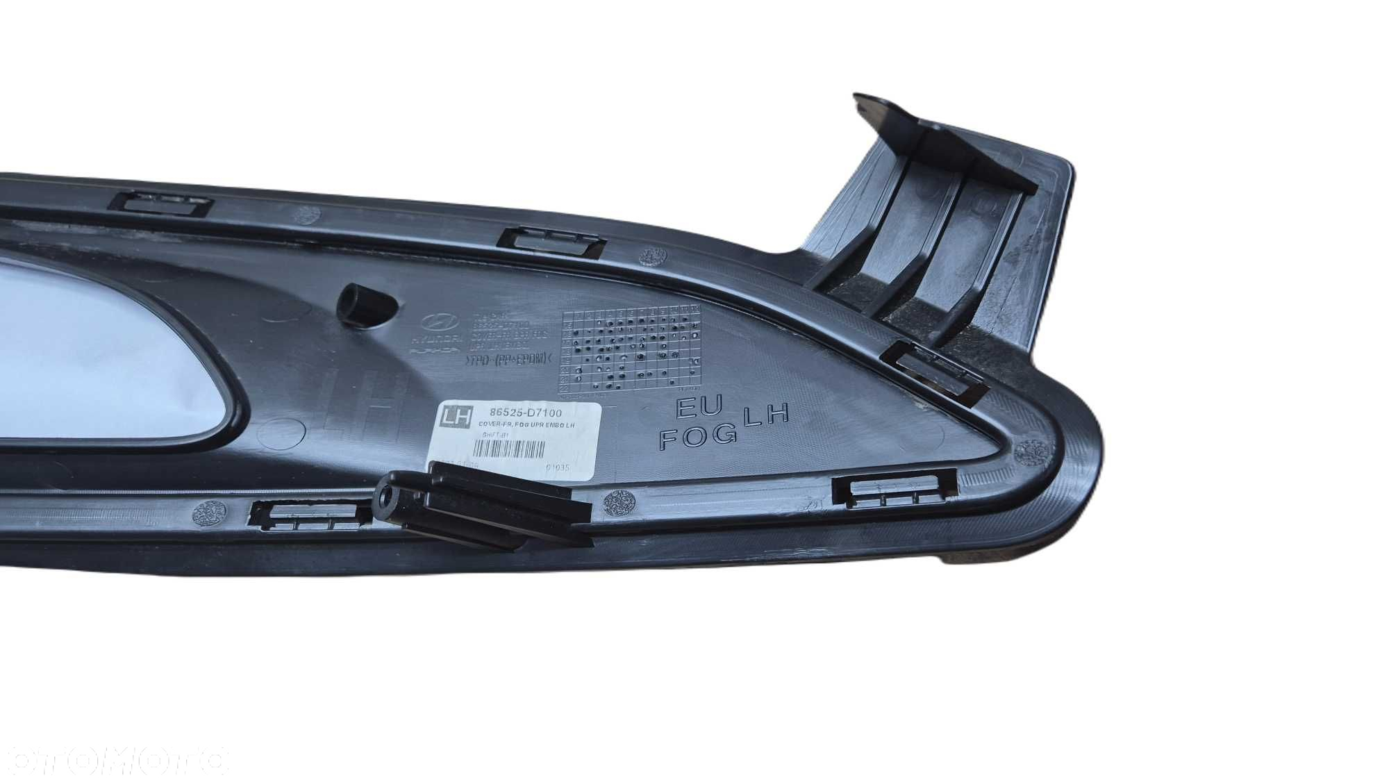 Kratka zderzaka Ramka halogenu LEWA Hyundai Tucson III OE 86525-D7100 - 7