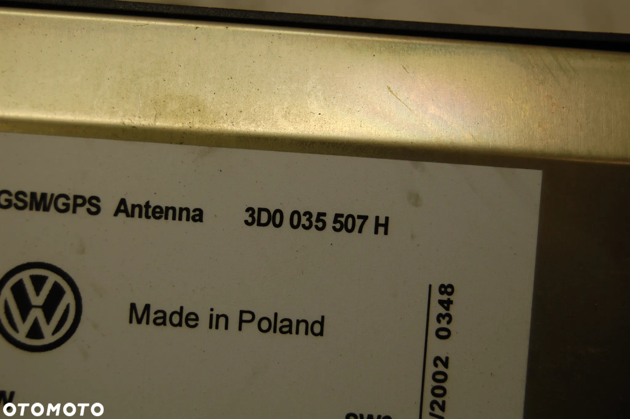 ANTENA NAWIGACJA GPS 3D0035507H VW PHAETON - 3