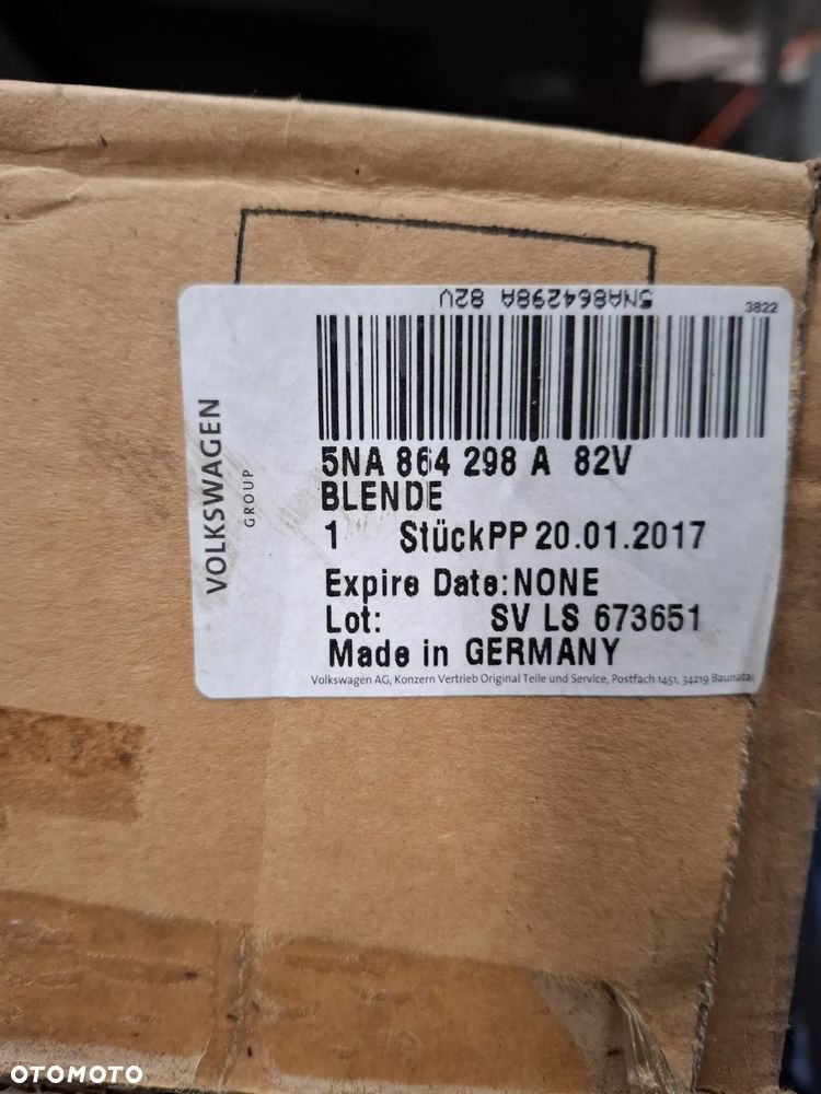 KRATKA NAWIEWU OSLONA TUNELU TYL TYLNA NOWA ORYGINALA VW TIGUAN II 16-24 SLASK WYSYLKA - 5