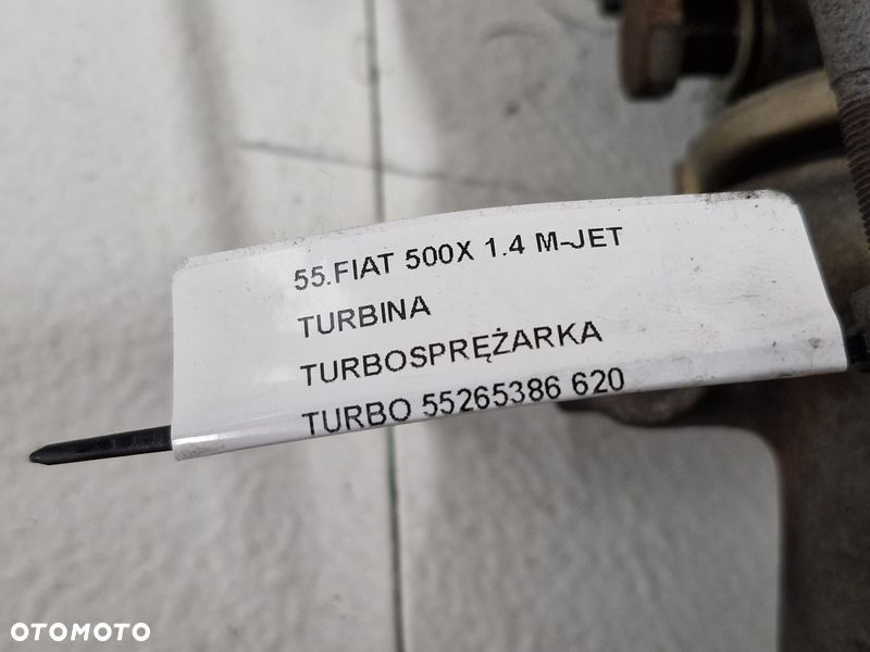 FIAT 500X 1.4 M-JET TURBINA TURBOSPRĘŻARKA TURBO 55265386 - 9