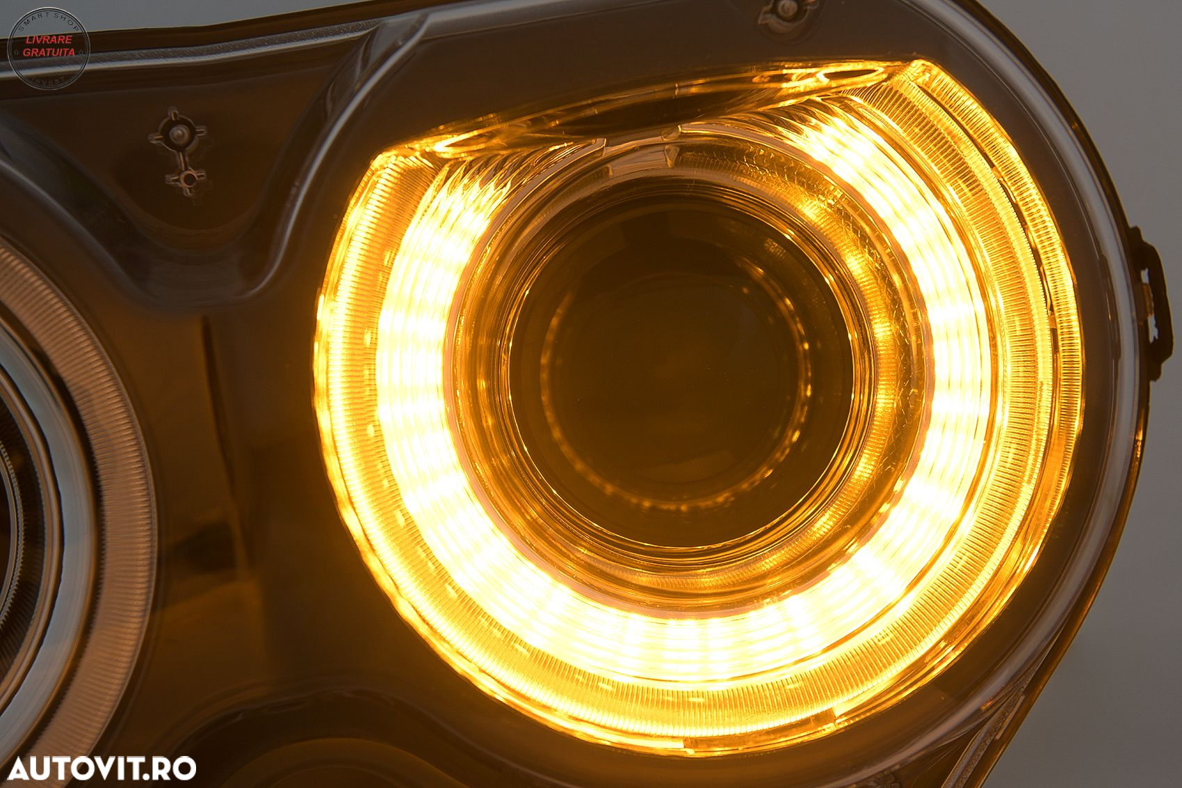 Faruri LED Dodge Challenger (2015-2024) Negru cu Lumini RGB- livrare gratuita - 10