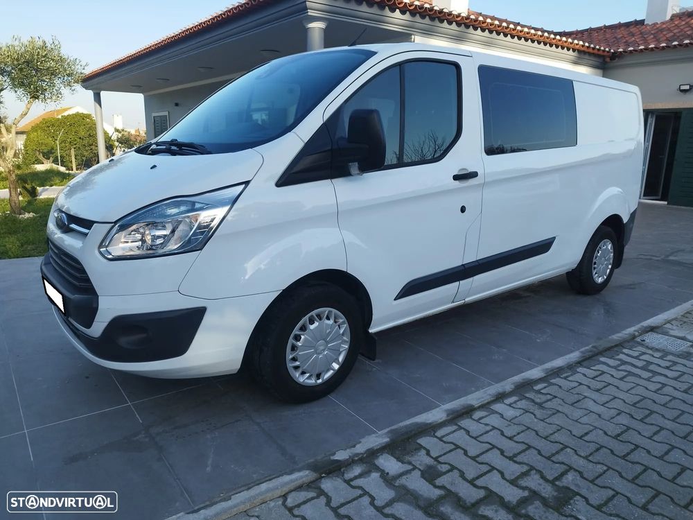 Ford Transit Custom  2.2 Tdci 100 Cv L2H1 Cabine  Dupla 5 Lugares - 1