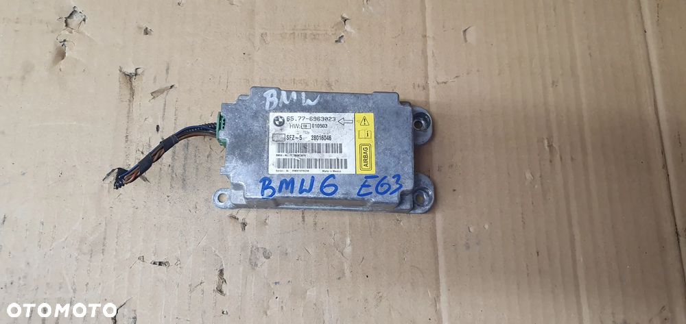 Moduł Sensor Airbag Poduszek BMW 6 E63 6963023 - 1
