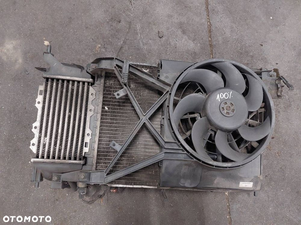 CHŁODNICE KOMPLET + WENTYLATORY OPEL VECTRA B 2.0 DTI - 3