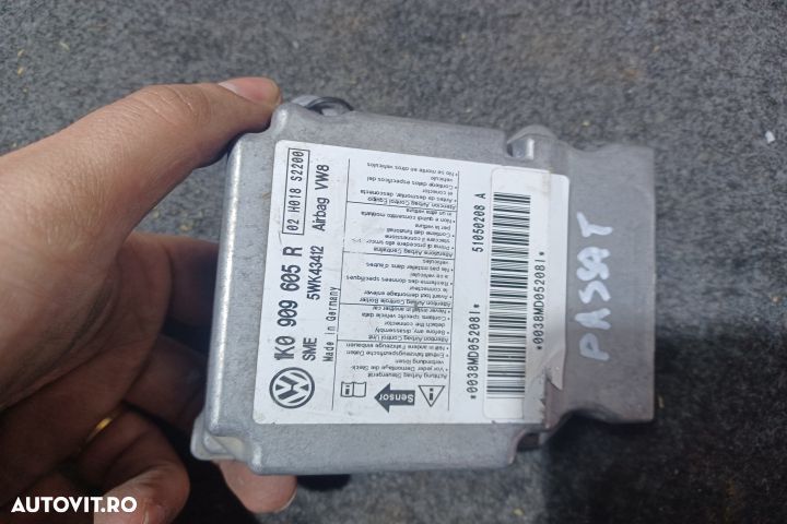 Calculator airbag 1K0909605R Volkswagen VW Passat B6 [2005 - 2010] Se - 4