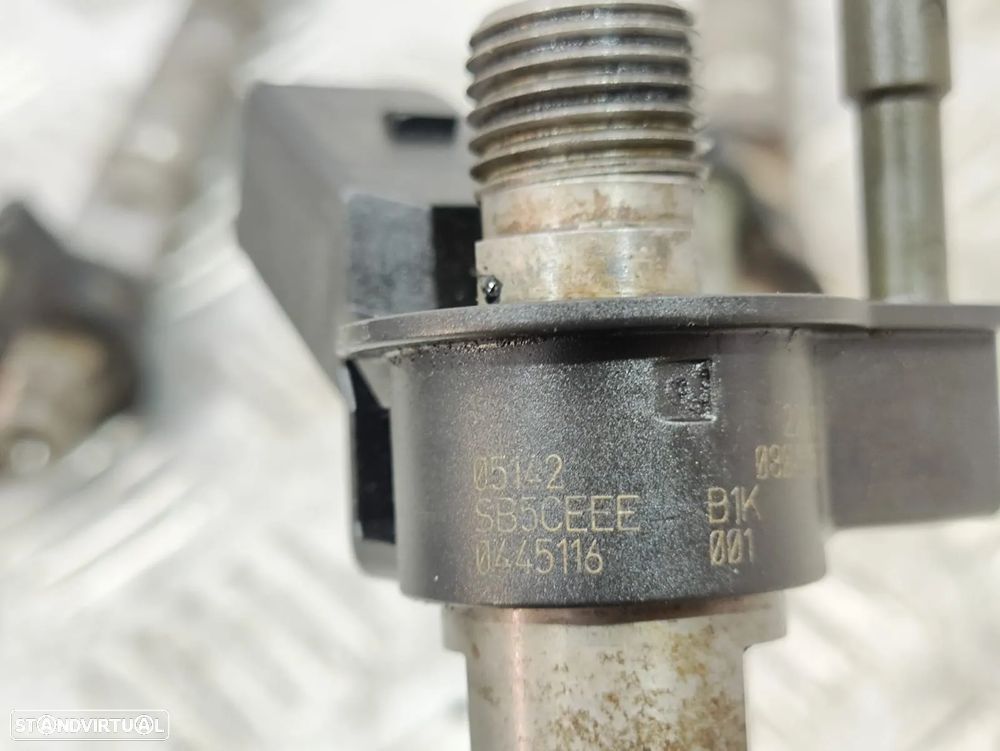 Conjunto Injetores Original Bosch BMW 2.0D 177cv N47D20 0445116001 7797877 - 15
