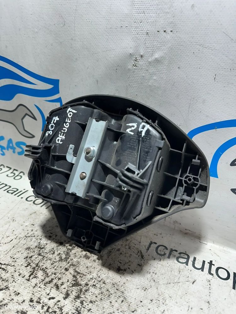 .Airbag Volante Guiador Original PSA Peugeot 307 96345028ZR 2001 - 2008 - 7