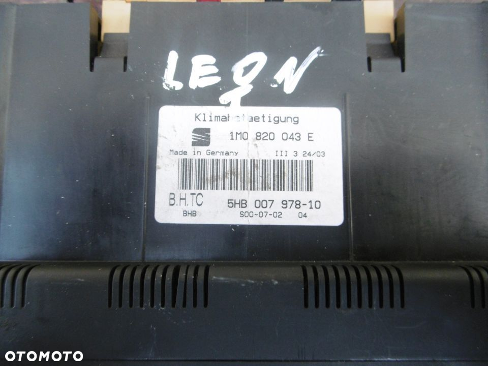 Klimatronik panel klimatyzacji TOLDEO II LEON I 1M0820043E europa - 2