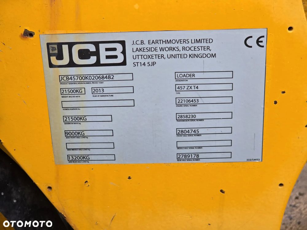 JCB Ładowarka kołowa 457 ZXT4 - 8