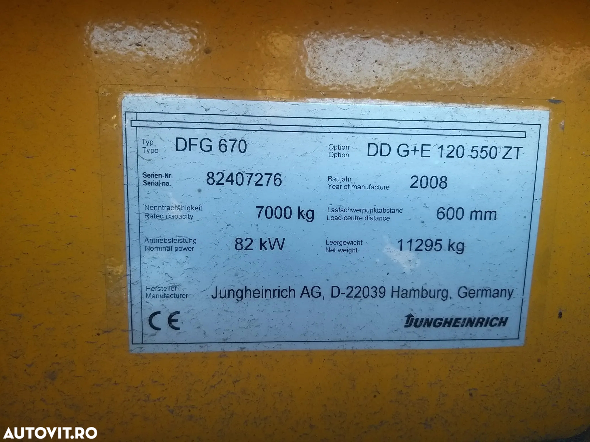 Jungheinrich DFG 670 - 4