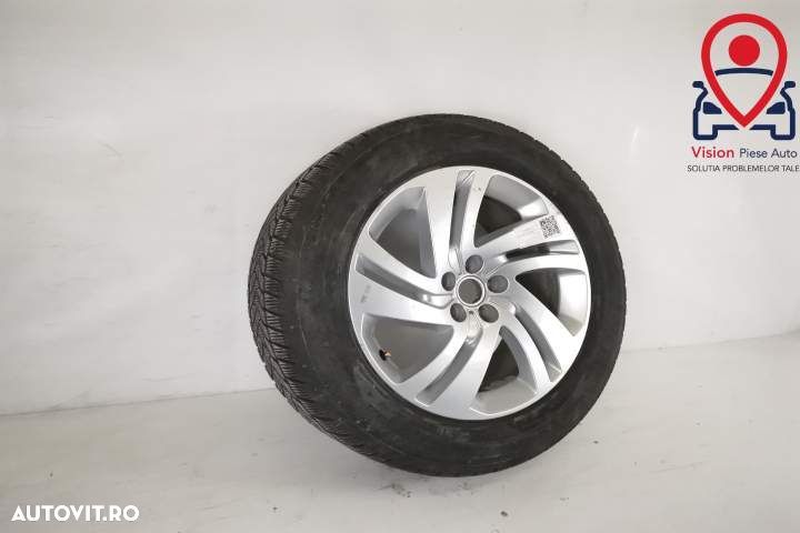 Janta Originala In Stare Buna 8J R18 ET 45 Cu Anvelopa Dunlop Land Rov - 2