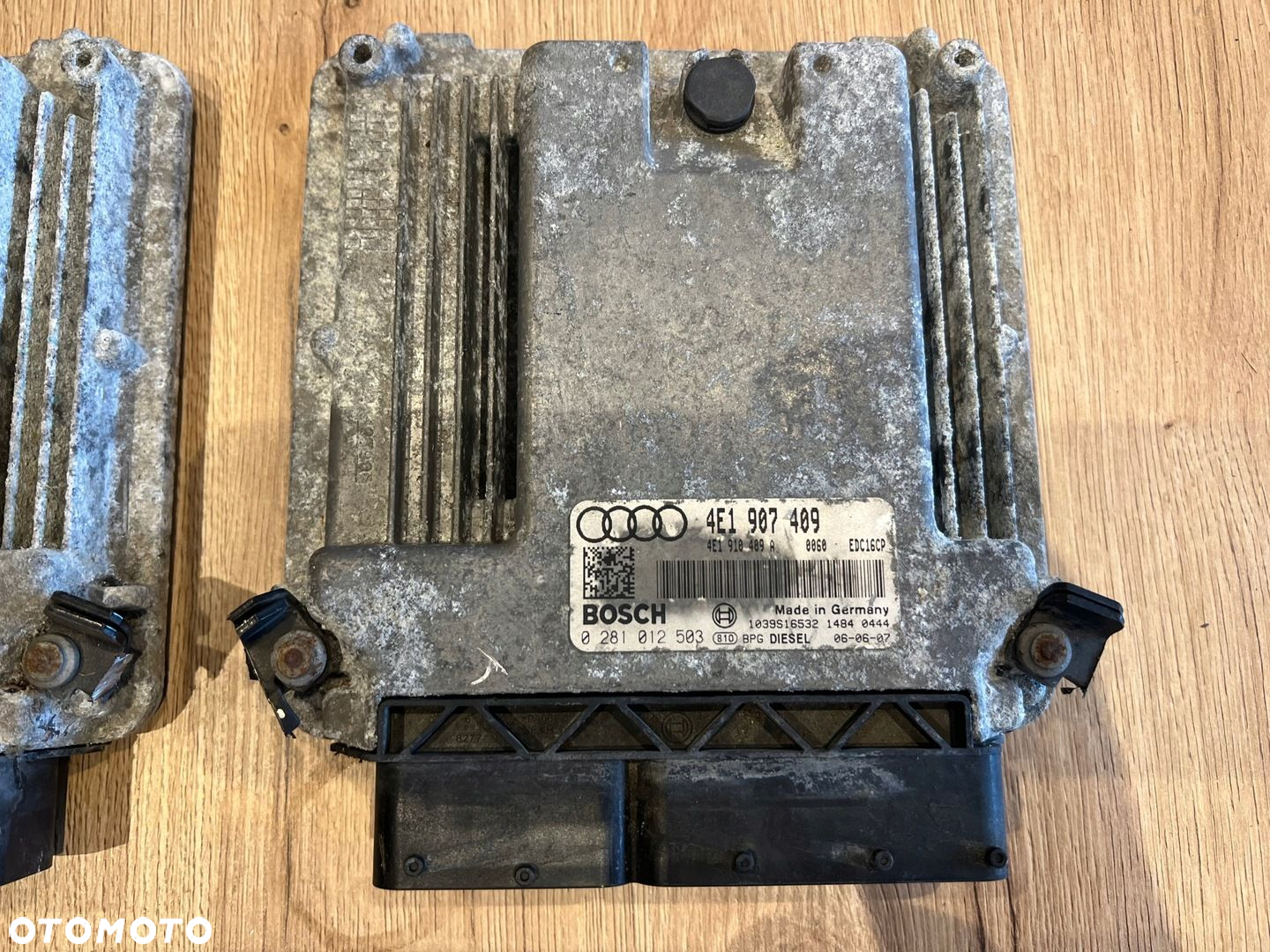 STEROWNIK STEROWNIKI SILNIKA AUDI A8 D3 4.2 TDI BVN 4E1907409 KOMPLET - 2