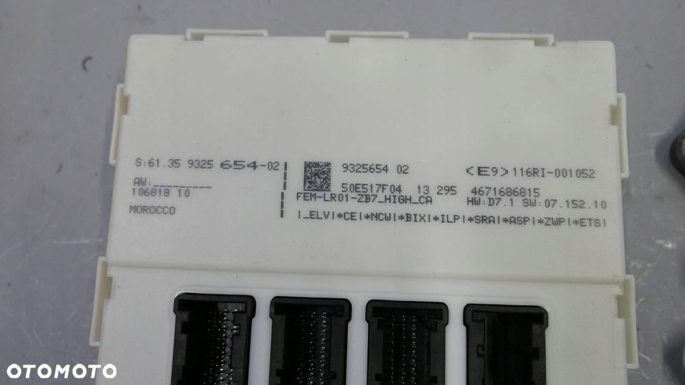 bmw f30 f21 f22 zestaw startowy n55b30a 3.0 dme fem klucz m135 8626472 - 2