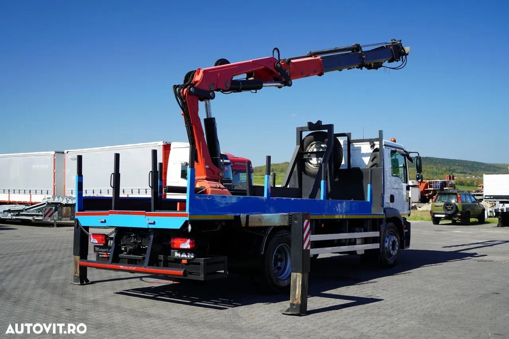 MAN TGM 15 .290 / HDS HC 190 + FORATOR 2 mb / FORMAT / RADIO CONTROL / EURO 6 / MANUAL / 2019 - 17