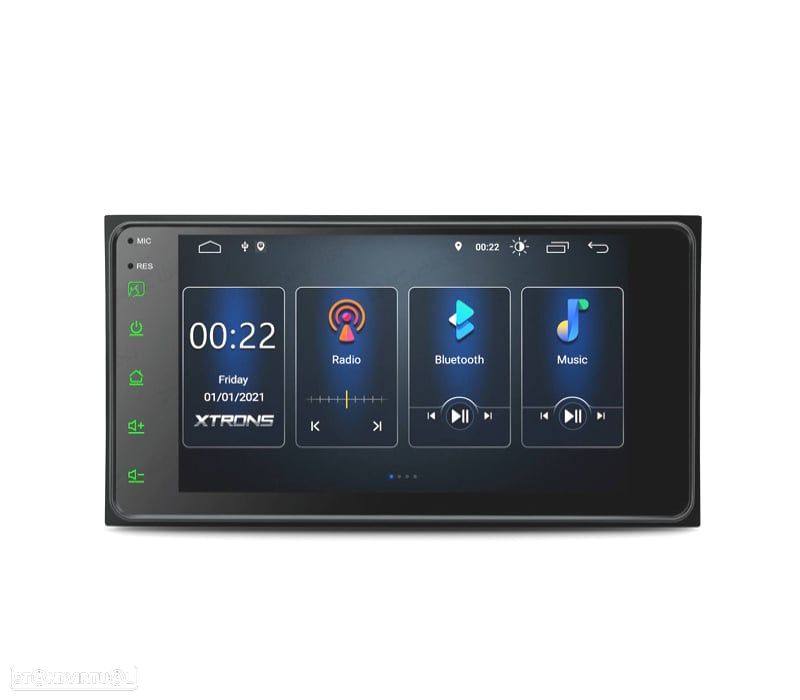 AUTO RADIO GPS ANDROID 10 PARA TOYOTA COROLLA CAMRY YARIS VIOS RAV4 - 11