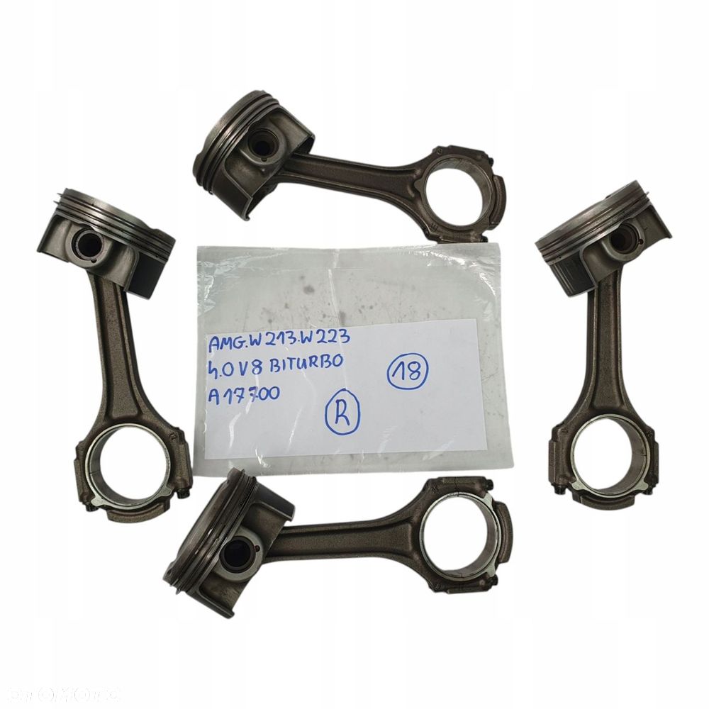 TŁOK KORBOWÓD Mercedes W213 E63 AMG 4.0 V8 A17709 A17700 - 2