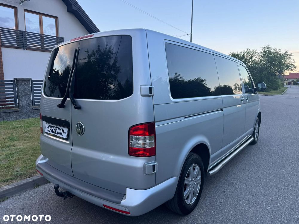 Volkswagen TRANSPORTER T5 L2H1 LIFT DŁUGI Klima Navi Dubel Kabina Brygadówka Pdc Rury Hak Serwis - 6