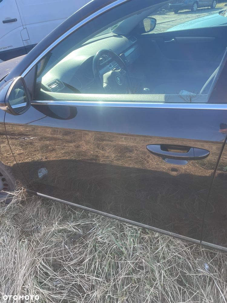 Vw Passat B7 Drzwi czarne CZARNE LC9X LEWE PRZOD TYL  KOMPLETNE - 7