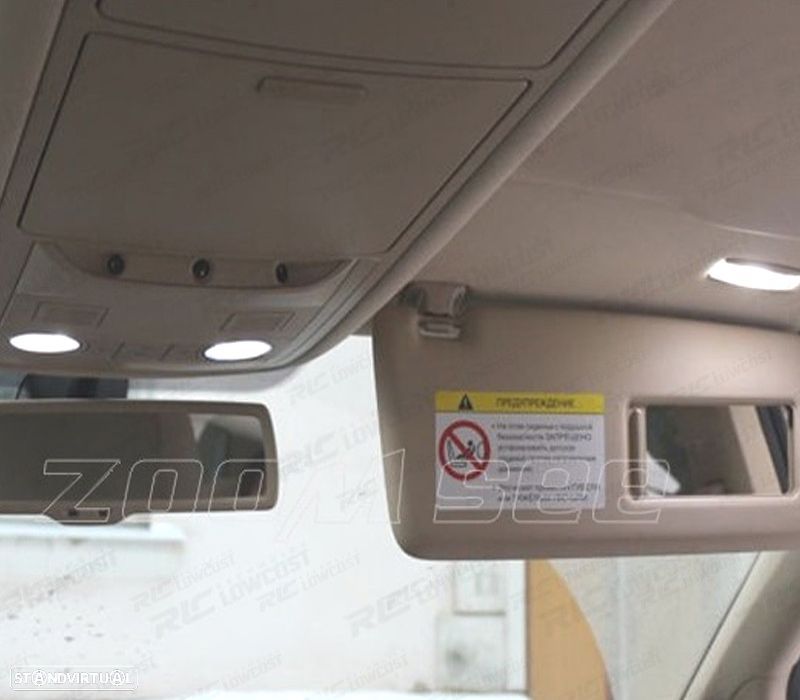 KIT COMPLETO DE 13 LAMPADAS LED INTERIOR PARA VOLKSWAGEN VW TOURAN 1T3 11-15 - 2