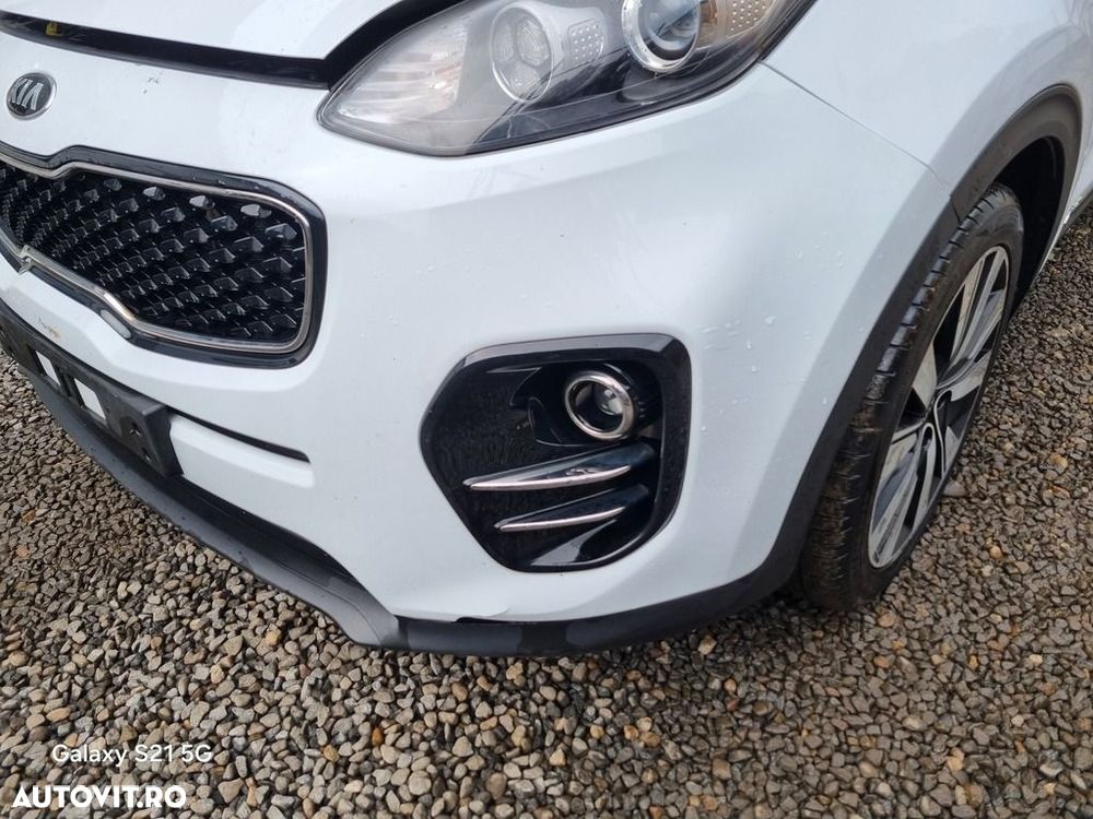 Bara fata Kia Sportage IV 2016 - 2018 CASA WHITE WD (1405) model fara spalatoare far - 3