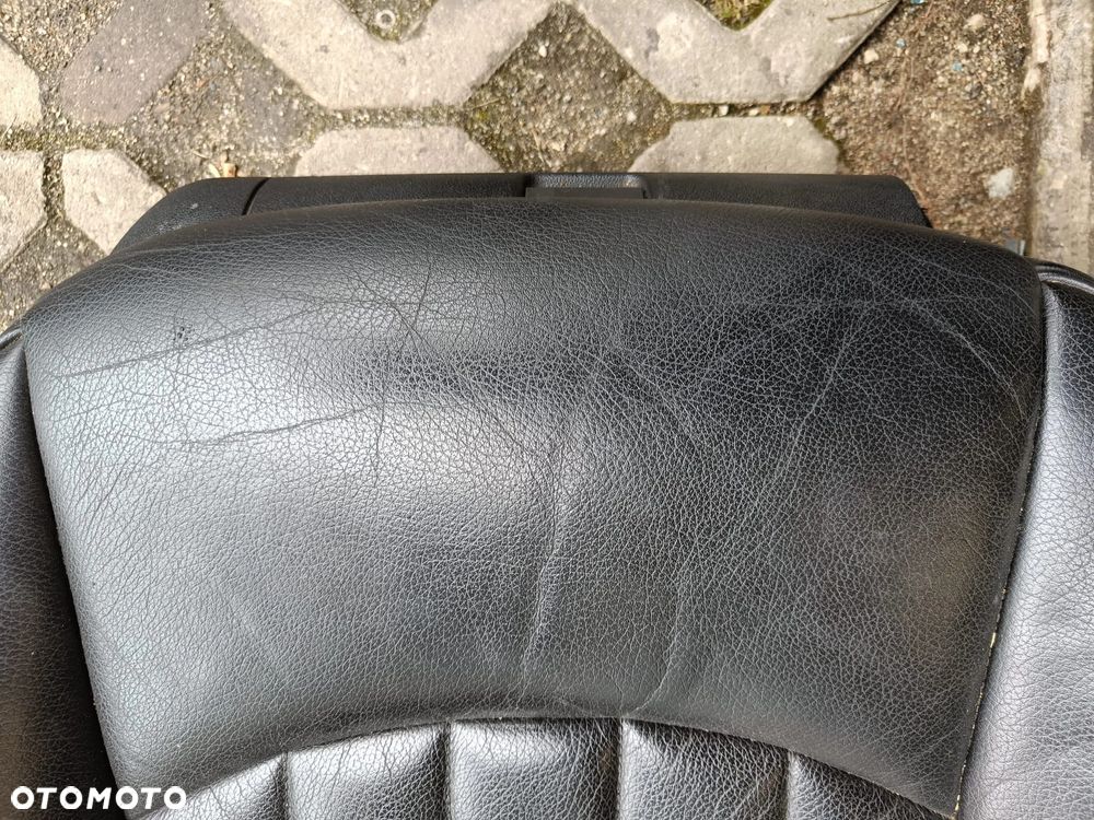 MERCEDES W219 CLS FOTEL PRAWY PASAŻERA CZARNY SKÓRA - 5