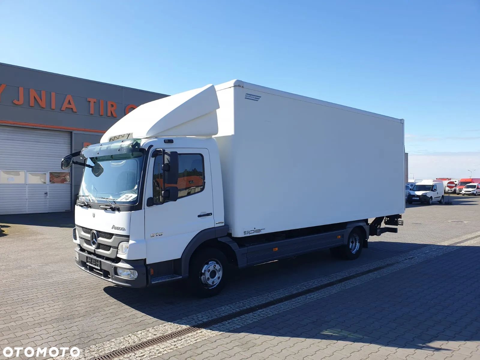 Mercedes-Benz ATEGO 816 EURO 5 KONTENER+WINDA 1000 kg - 1