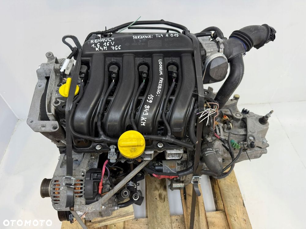 SILNIK K4M766 Renault Megane Scenic II 1.6 16V cały kompletny 159 849km - 5