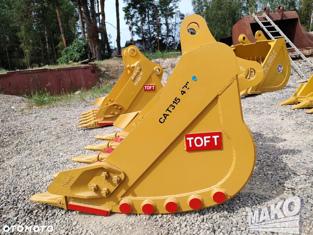 NOWA Łyżka przesiewna TOFT 110cm do koparki Miller fi 65 - 2