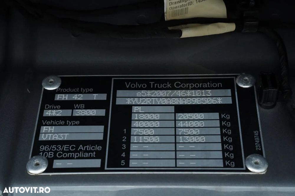 Volvo FH 500 / I-PARK COOL / I-SHIFT / JANTE DIN ALIAJ / ANVELOPE 100% - 39