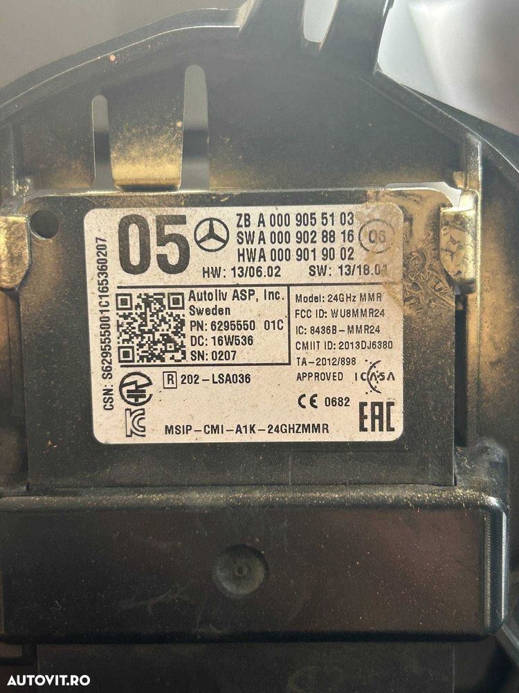 Distronic / radar Mercedes A-class w176,Mercedes Cla C117 A0009055103