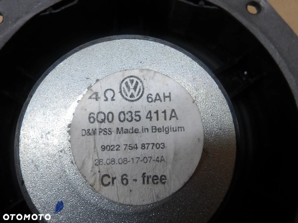 VW POLO IV 9N HB 5D 1.4TDI GŁOŚNIK DRZWI 6Q0035411A - 4