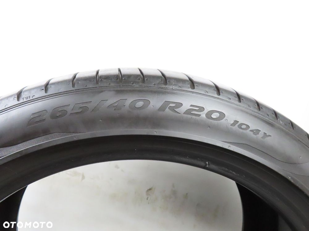 2x 265/40R20 OPONY LETNIE UŻYWANE Pirelli P Zero 104Y XL PNCS AO - 8
