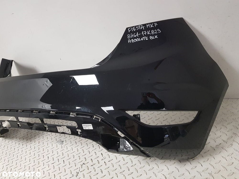 FABRYCZNIE NOWY ORYGINALNY ZDERZAK TYLNY TYŁ FORD FIESTA MK7 7 VII 08-17 8A61-17K823 ABSOLUTE BLK - 3