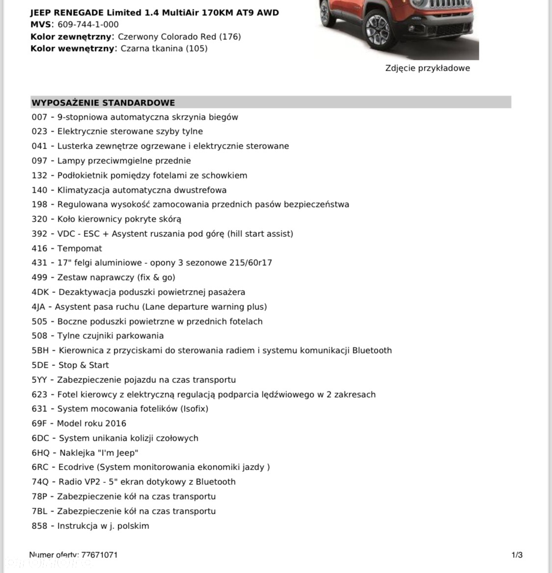 Jeep Renegade 1.4 MultiAir Limited 4WD S&S - 24