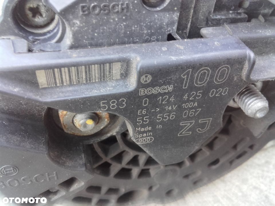 Alternator Opel Astra H III Zafira B Bosch 100A ZJ - 2