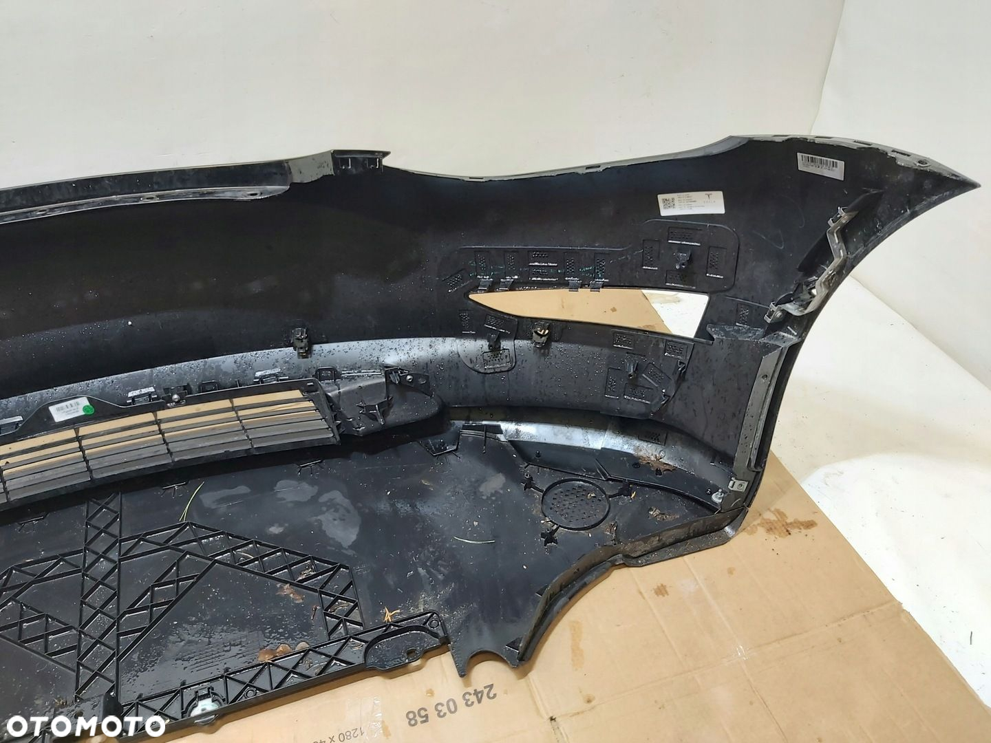 ZDERZAK PRZÓD PRZEDNI KRATKA PŁYTA TESLA MODEL 3 ORYGINAŁ - 10
