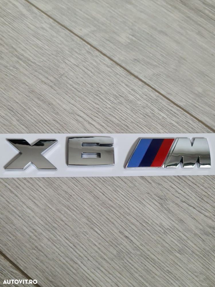 Emblema-Sigla-Logo-X5M-X6M-Bmw-M-Power-Performance-E70-F15-F16-G05-G06 - 4